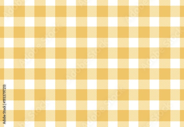 Obraz シンプルなチェック柄　背景素材