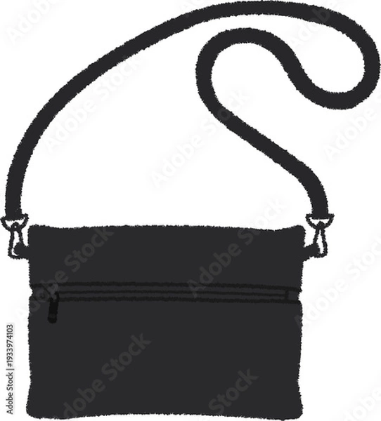 Obraz サコッシュのイラスト