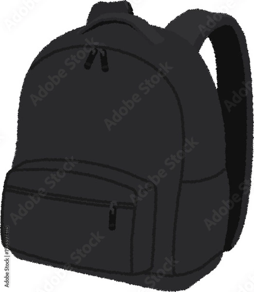 Obraz リュック（バックパック）のイラスト