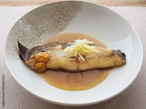 Obraz 子持ちカレイの煮つけ