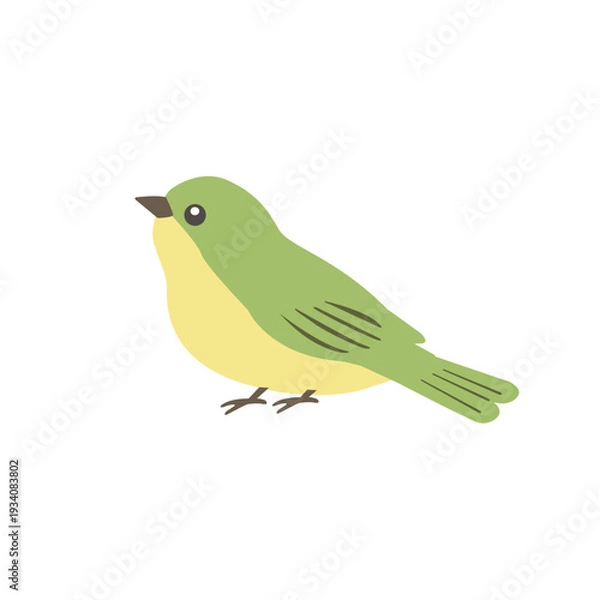 Obraz ウグイスのイラスト　春素材　鶯