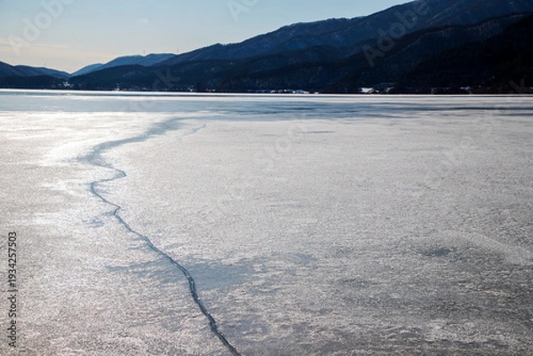 Obraz 얼어붙은 팔당호