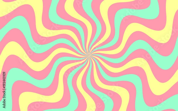 Fototapeta Vector background with Wavy Lines