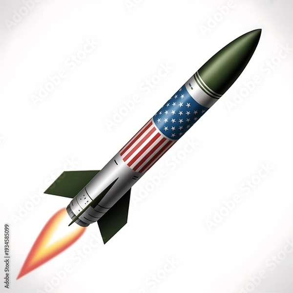 Obraz Americanrocketlaunching