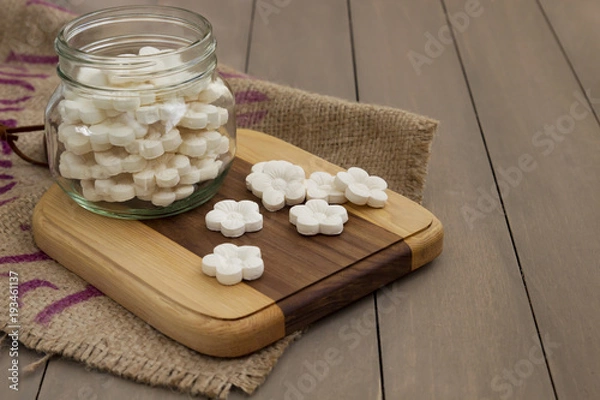 Obraz White Coconut Tapioca Cookies