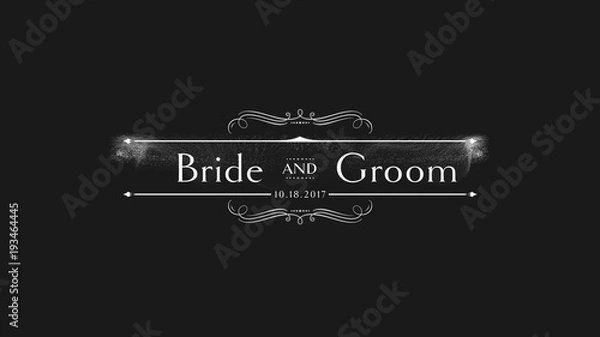 Obraz Tytuł panny młodej i pana młodego