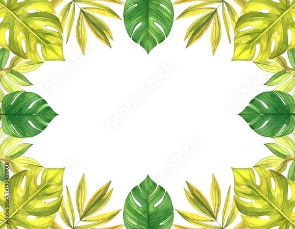 Obraz 観葉植物　枠