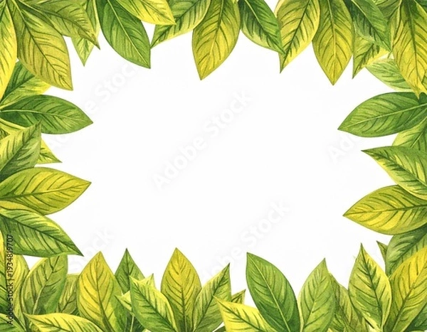 Obraz 観葉植物　枠