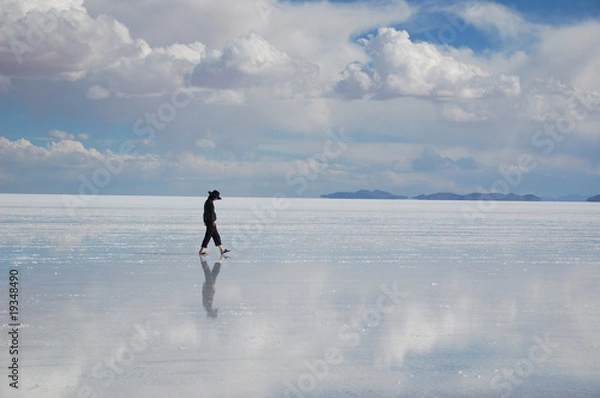Obraz Uyuni　solt　lake