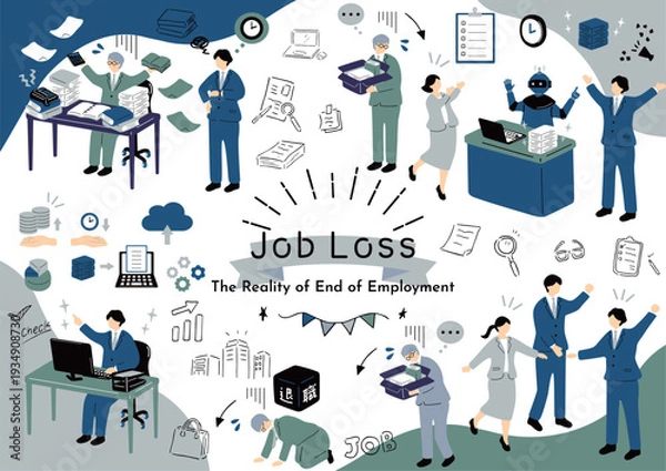 Obraz 職を失う会社員