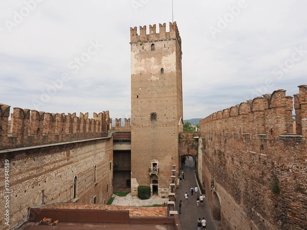 Obraz イタリア　ヴェローナ　カステルヴェッキオ博物館