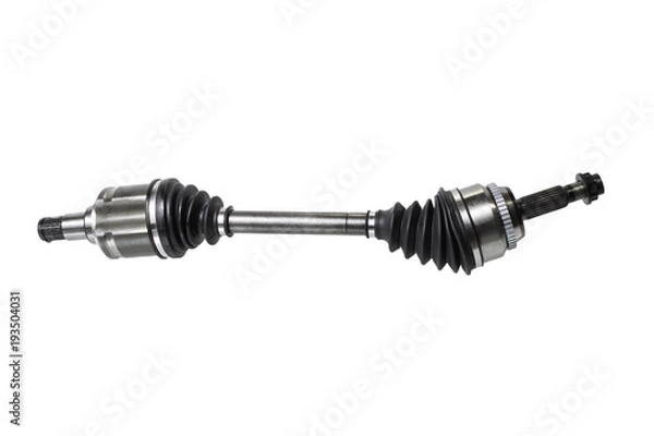 Obraz new drive shaft on a white background