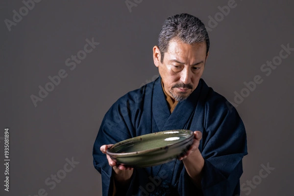 Obraz 陶芸　男性