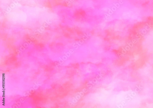 Obraz ピンクの美しいフワフワした空間