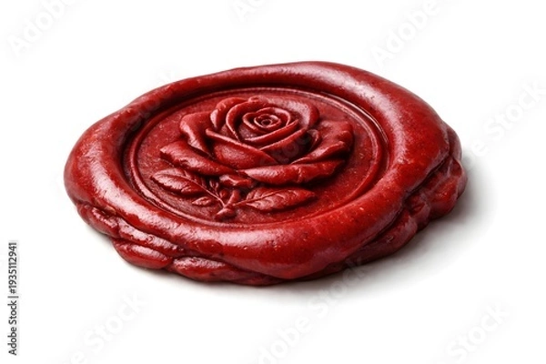 Obraz red wax seal