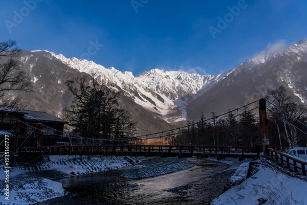 Obraz 冬の上高地スノーハイク