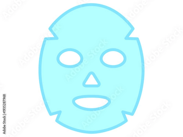 Obraz シンプルなフェイスパックのイラスト素材