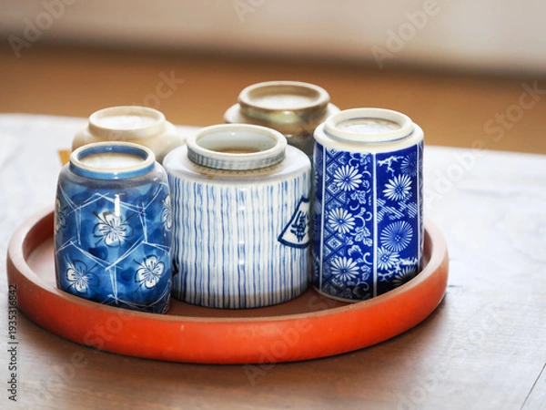 Obraz 日本の湯飲み茶碗