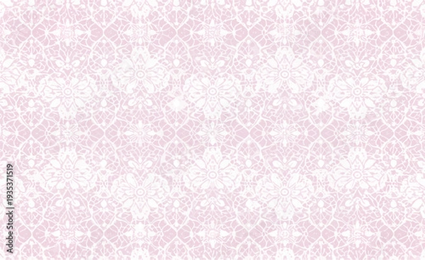 Obraz 白とピンク色のエレガントな壁紙