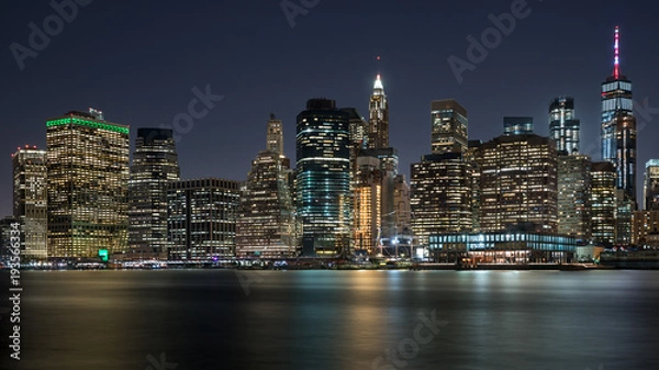 Obraz New York Skyline night