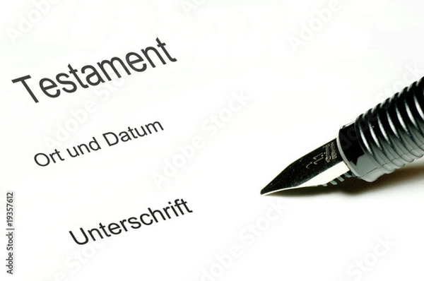 Fototapeta Testament