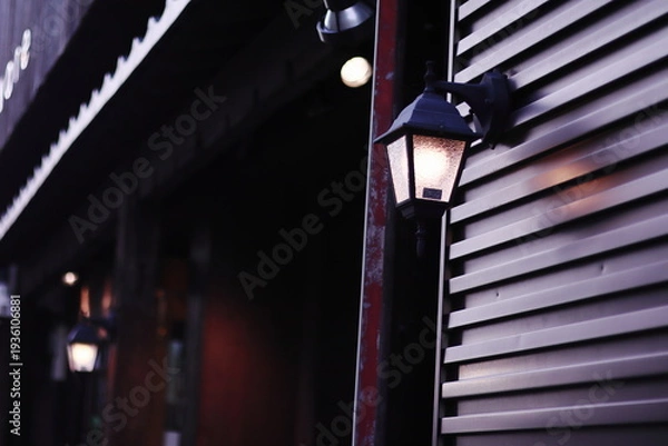 Obraz 外灯のある風景
