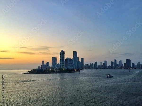 Obraz schöne Küste Kolumbiens