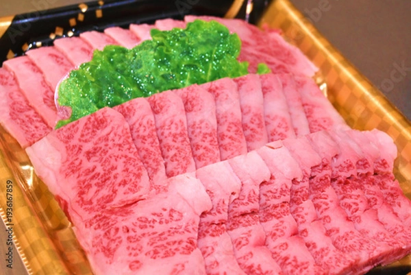 Obraz 焼き肉用霜降り肉