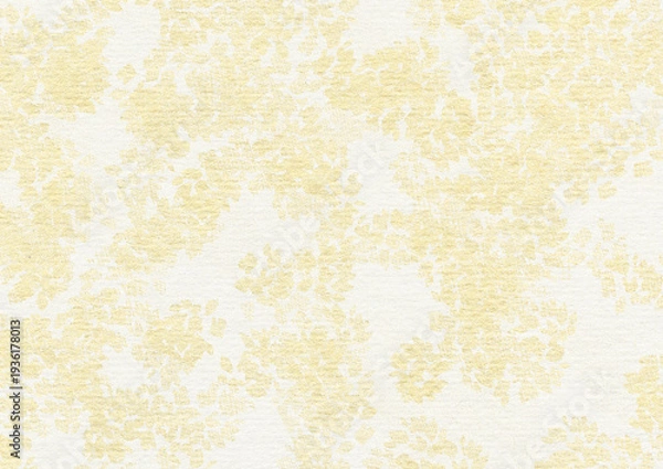 Obraz 白い水彩紙に広がる金色のグランジ背景素材