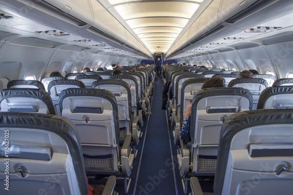 Obraz Inside an Airplane