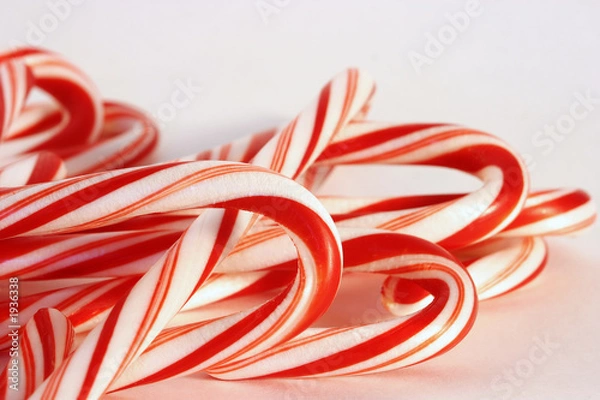 Fototapeta candy cane pile