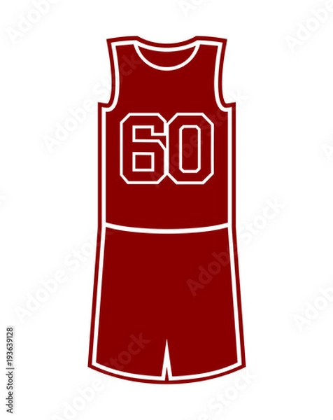 Obraz basket uniform illustration