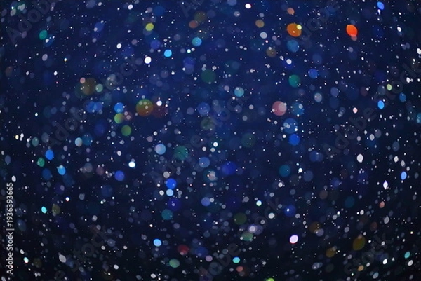 Obraz 未明に降る雨のアウトフォーカス