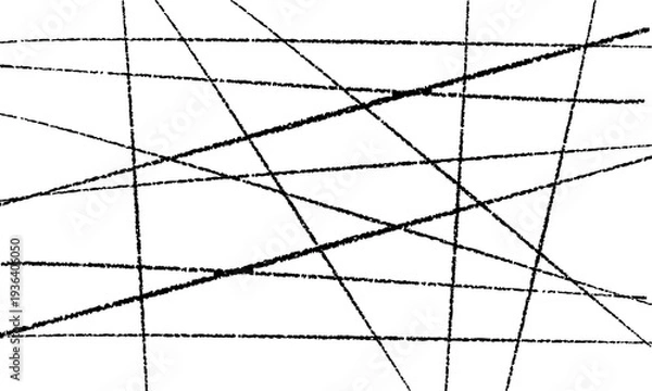 Obraz 手描きのランダムなライン背景素材