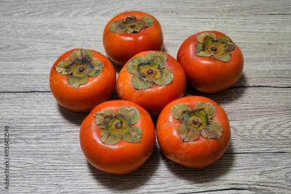 Obraz 甘柿の王様とも呼ばれる富有柿