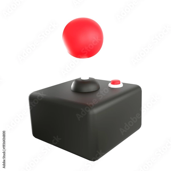 Obraz Joystick 3D Illustration