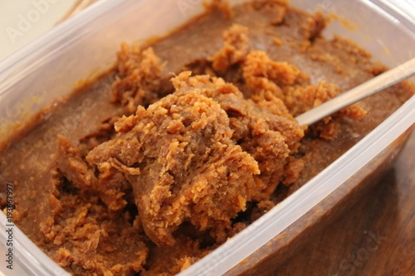 Fototapeta 味噌作り