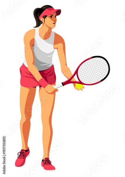 Obraz 女子テニス選手