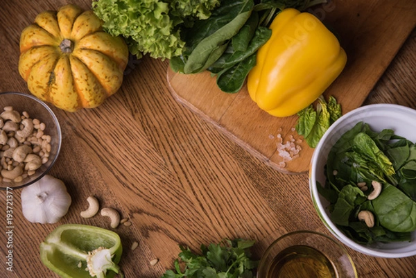 Obraz vegetables on the table