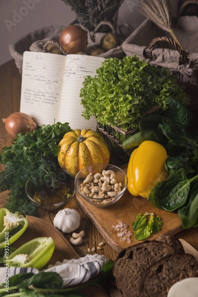 Obraz vegetables on the table