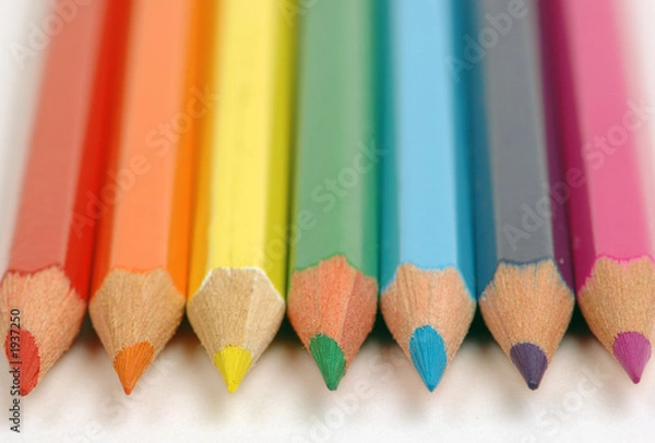 Obraz pencils of color of a rainbow