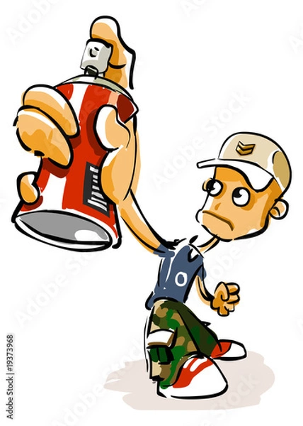 Fototapeta Graffiti Boy