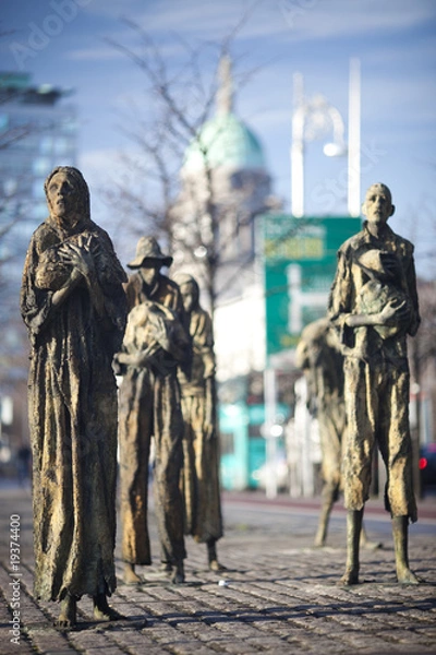 Obraz Dublin famine memorial