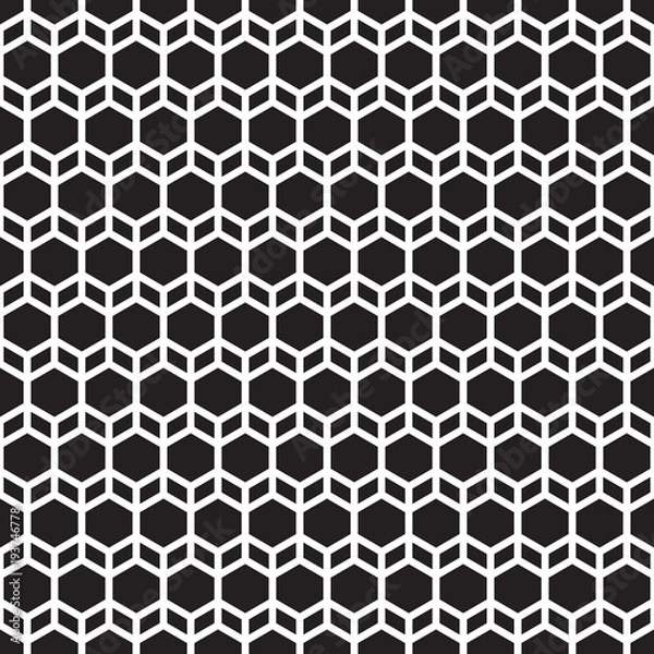 Fototapeta Seamless vintage geometric lattice trellis tracery pattern