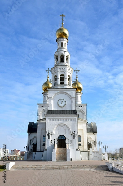 Fototapeta Savior Transfiguration Cathedral, Russia, Abakan