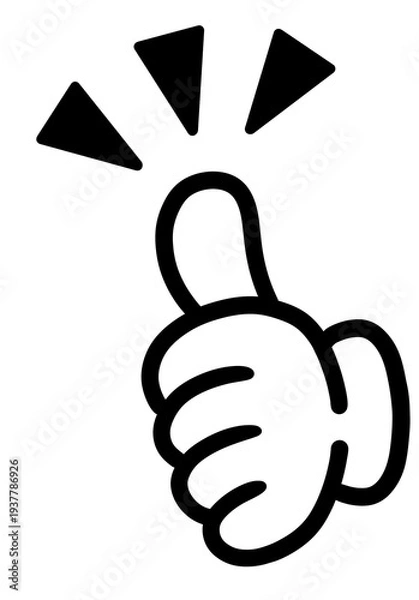 Obraz グッドマーク いいね グッドサイン	
