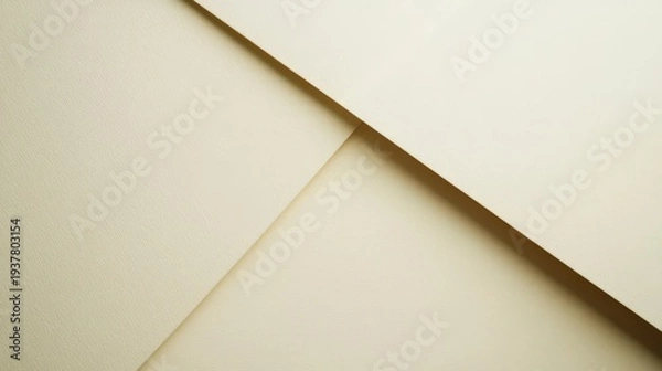 Obraz ベージュの紙の重なり