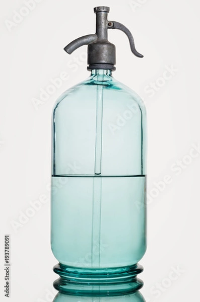 Obraz Retro soda siphon isolated on white