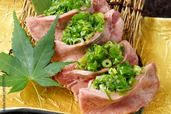 Obraz ねぎ牛タン　焼肉