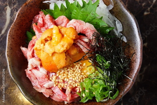 Obraz うにユッケ